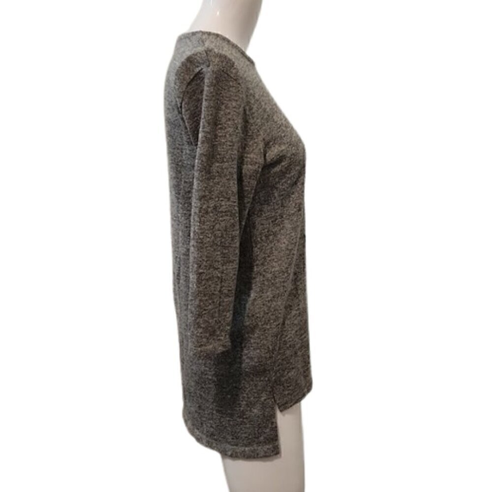 [Copper Key] Gray Tunic Sweater - Picture 4 of 7